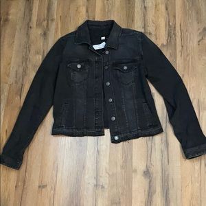 NWT Black Jean Jacket